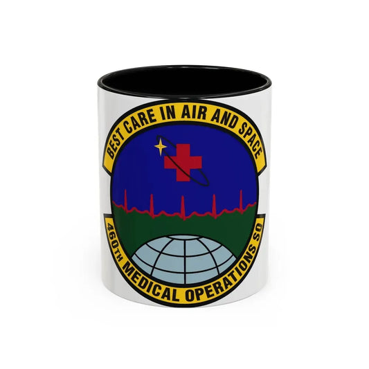 460th Medical Operations Squadron (U.S. Air Force) Accent Coffee Mug 11oz Black - Go Mug Yourself