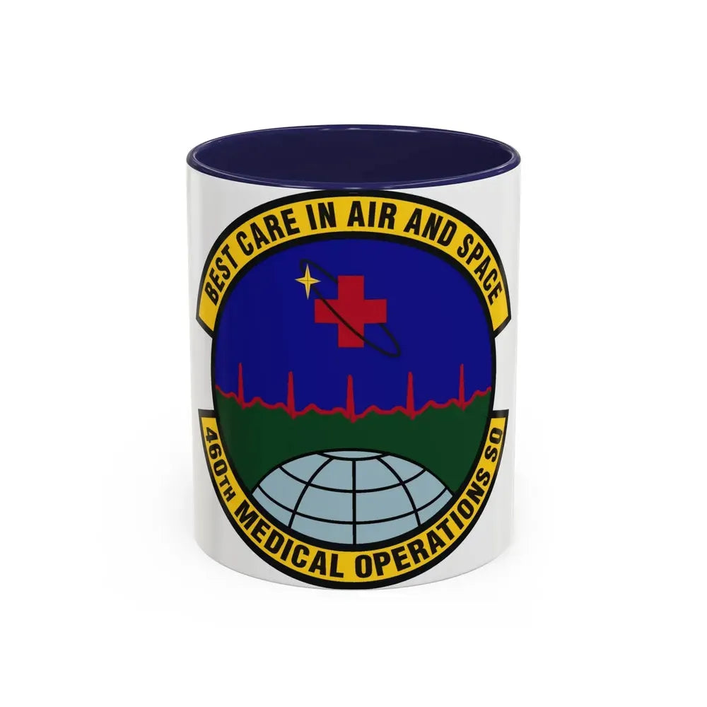 460th Medical Operations Squadron (U.S. Air Force) Accent Coffee Mug 11oz Navy - Go Mug Yourself