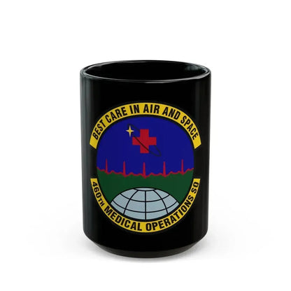 460th Medical Operations Squadron (U.S. Air Force) Black Coffee Mug 15oz - Go Mug Yourself