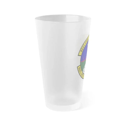 460th Medical Operations Squadron (U.S. Air Force) Frosted Pint Glass 16oz - Go Mug Yourself