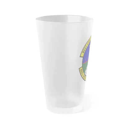 460th Medical Operations Squadron (U.S. Air Force) Frosted Pint Glass 16oz - Go Mug Yourself
