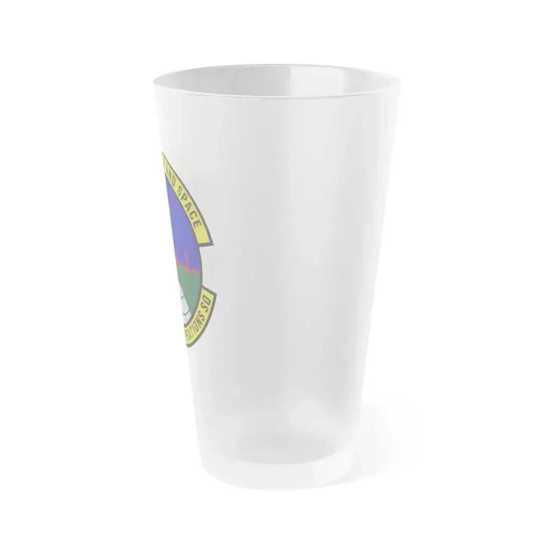 460th Medical Operations Squadron (U.S. Air Force) Frosted Pint Glass 16oz - Go Mug Yourself