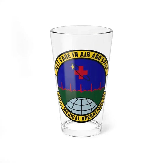 460th Medical Operations Squadron (U.S. Air Force) Pint Glass 16oz 16oz - Go Mug Yourself