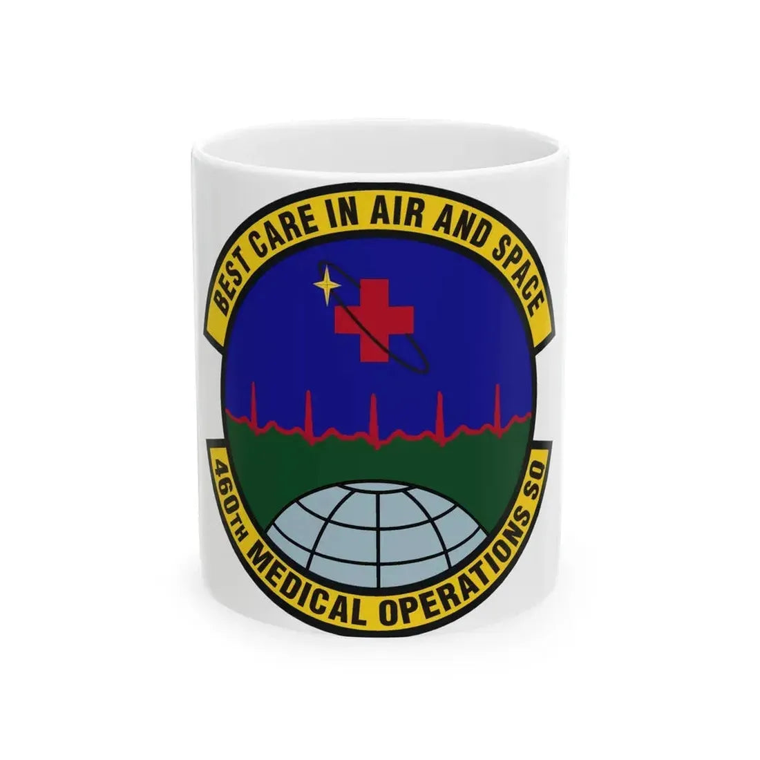 460th Medical Operations Squadron (U.S. Air Force) White Coffee Mug 11oz - Go Mug Yourself