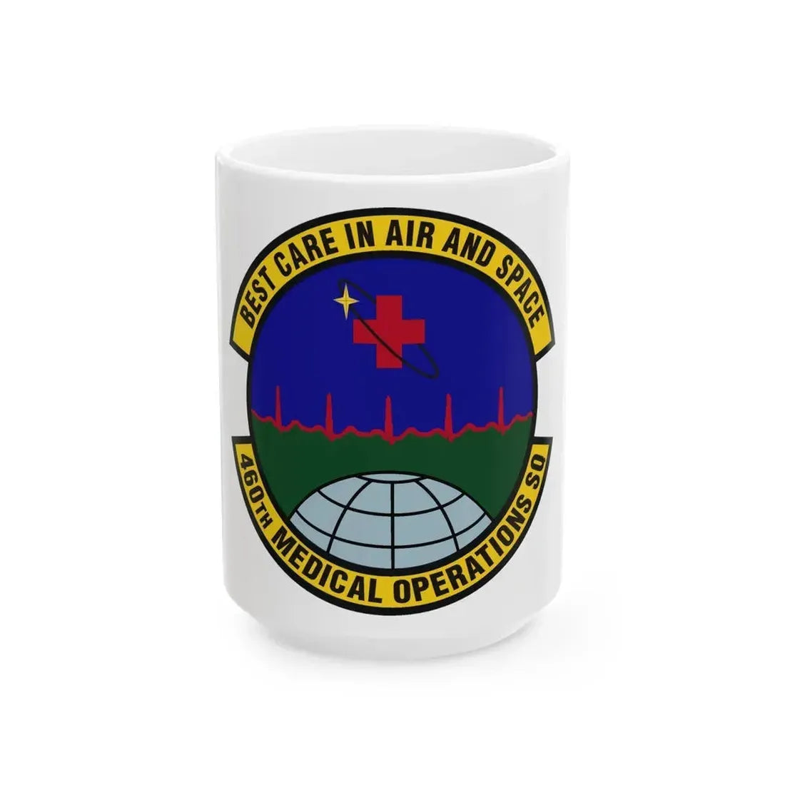 460th Medical Operations Squadron (U.S. Air Force) White Coffee Mug 15oz - Go Mug Yourself