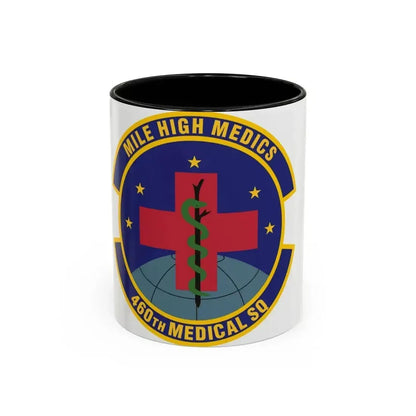 460th Medical Squadron (U.S. Air Force) Accent Coffee Mug 11oz Black - Go Mug Yourself