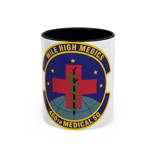 460th Medical Squadron (U.S. Air Force) Accent Coffee Mug 11oz Black - Go Mug Yourself