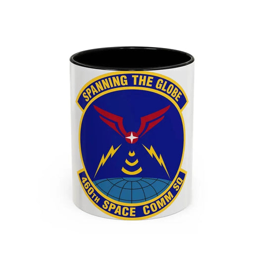 460th Space Communications Squadron (U.S. Air Force) Accent Coffee Mug 11oz Black - Go Mug Yourself