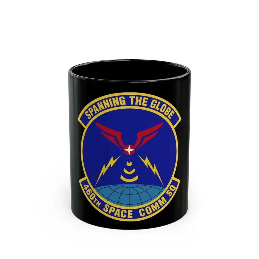 460th Space Communications Squadron (U.S. Air Force) Black Coffee Mug 11oz - Go Mug Yourself