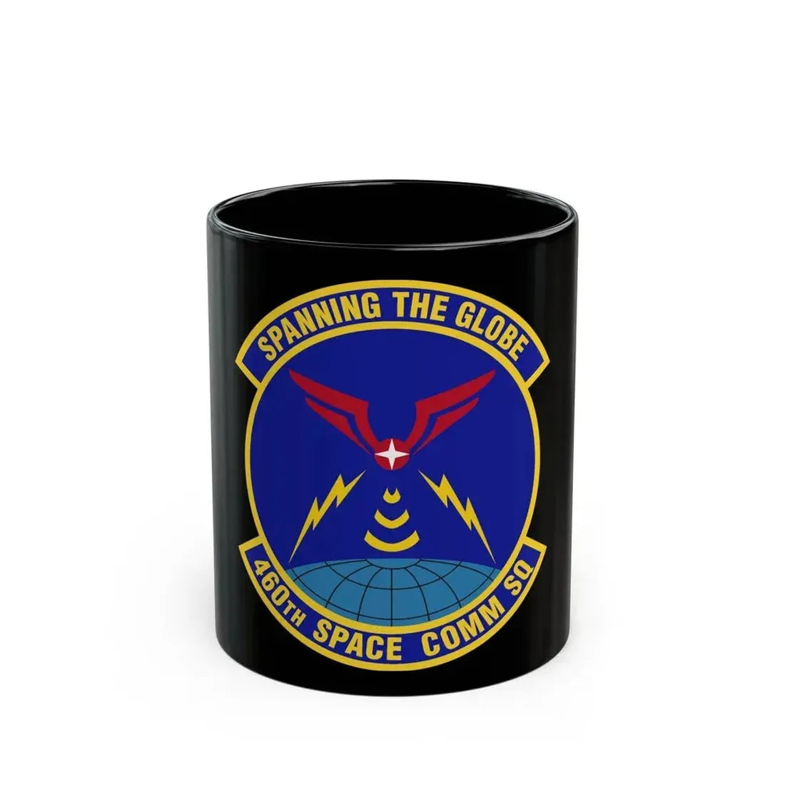 460th Space Communications Squadron (U.S. Air Force) Black Coffee Mug 11oz - Go Mug Yourself