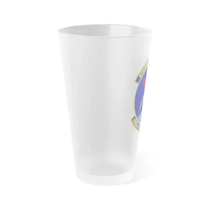 460th Space Communications Squadron (U.S. Air Force) Frosted Pint Glass 16oz - Go Mug Yourself