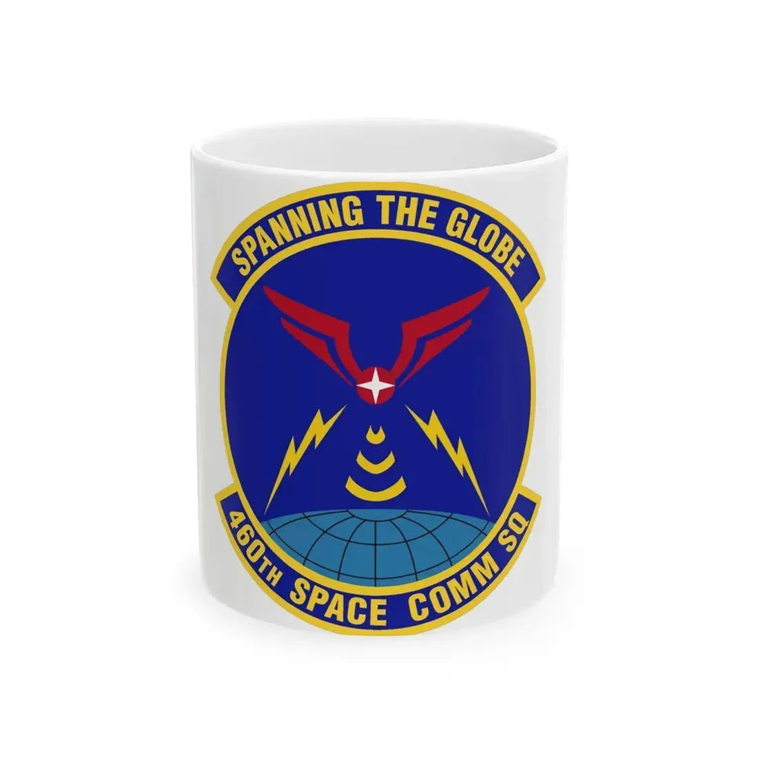 460th Space Communications Squadron (U.S. Air Force) White Coffee Mug 11oz - Go Mug Yourself