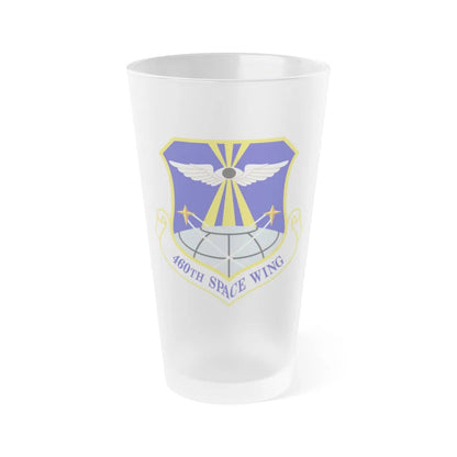 460th Space Wing (U.S. Air Force) Frosted Pint Glass 16oz-16oz-Frosted-Go Mug Yourself