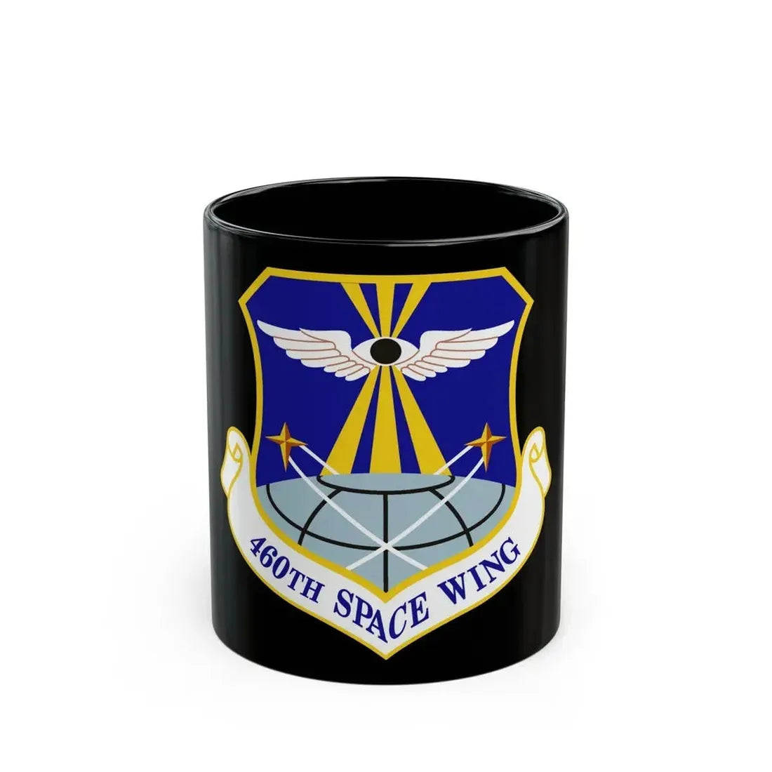 460th Space Wing (U.S. Air Force) Black Coffee Mug 11oz - Go Mug Yourself