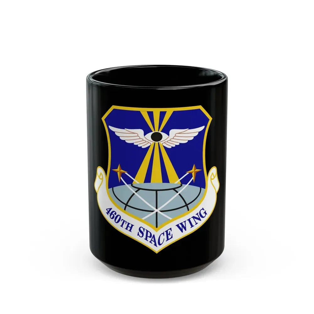 460th Space Wing (U.S. Air Force) Black Coffee Mug 15oz - Go Mug Yourself