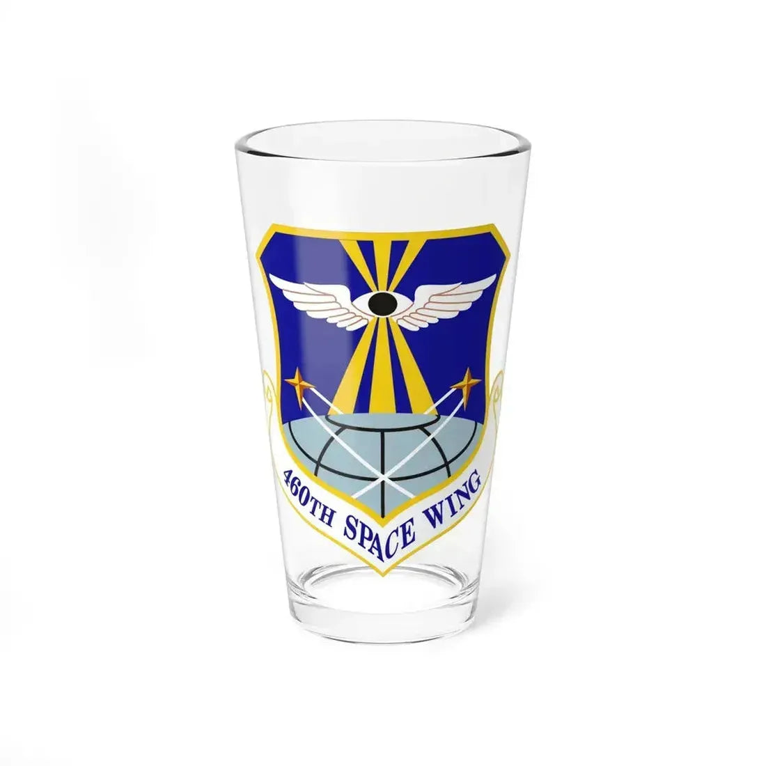 460th Space Wing (U.S. Air Force) Pint Glass 16oz 16oz - Go Mug Yourself