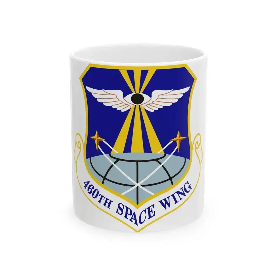 460th Space Wing (U.S. Air Force) White Coffee Mug 11oz - Go Mug Yourself