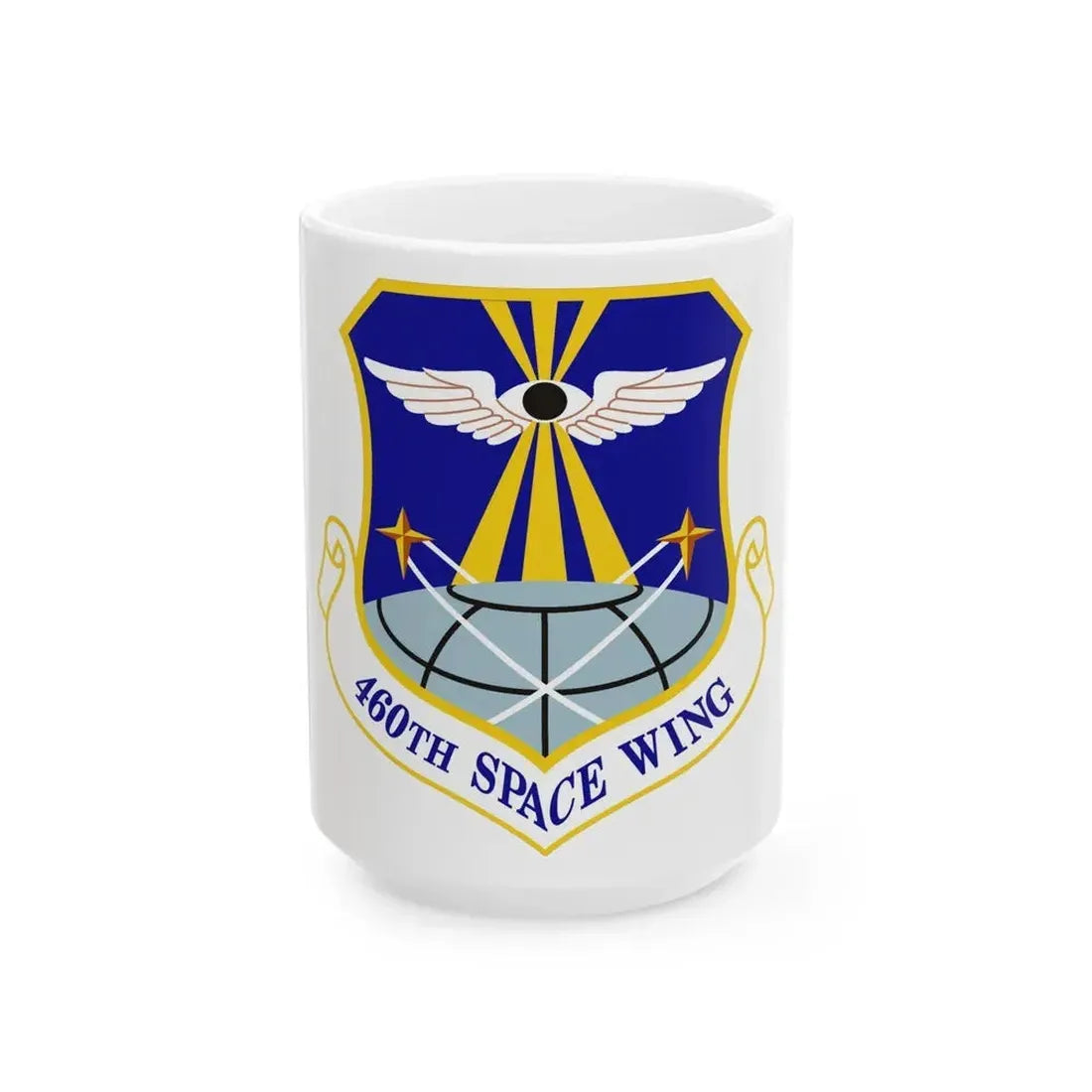 460th Space Wing (U.S. Air Force) White Coffee Mug 15oz - Go Mug Yourself