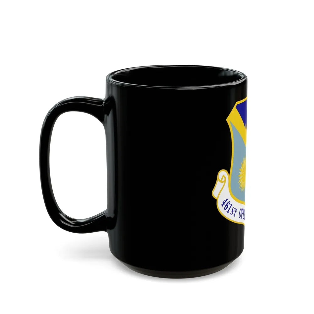 461 Operations Group ACC (U.S. Air Force) Black Coffee Mug-Go Mug Yourself