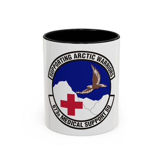 673d Medical Support Squadron (U.S. Air Force) Accent Coffee Mug