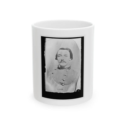 Unidentified Man In Uniform (U.S. Civil War) White Coffee Mug