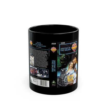 DOCTOR WHO DESTINY OF THE DALEKS (VHS COVER) - Black Coffee Mug