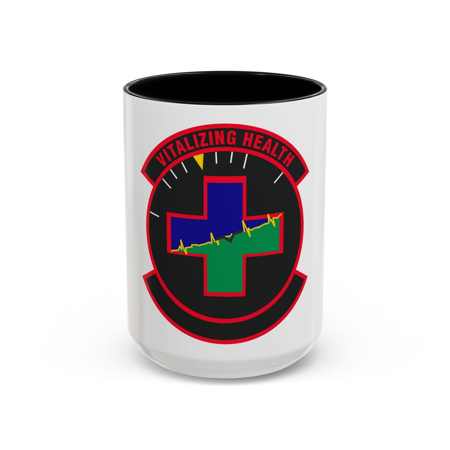 628 Healthcare Operations Squadron AMC (U.S. Air Force) Accent Coffee Mug
