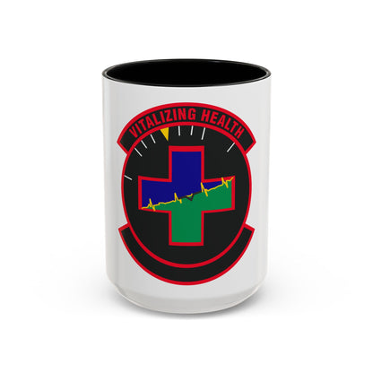 628 Healthcare Operations Squadron AMC (U.S. Air Force) Accent Coffee Mug