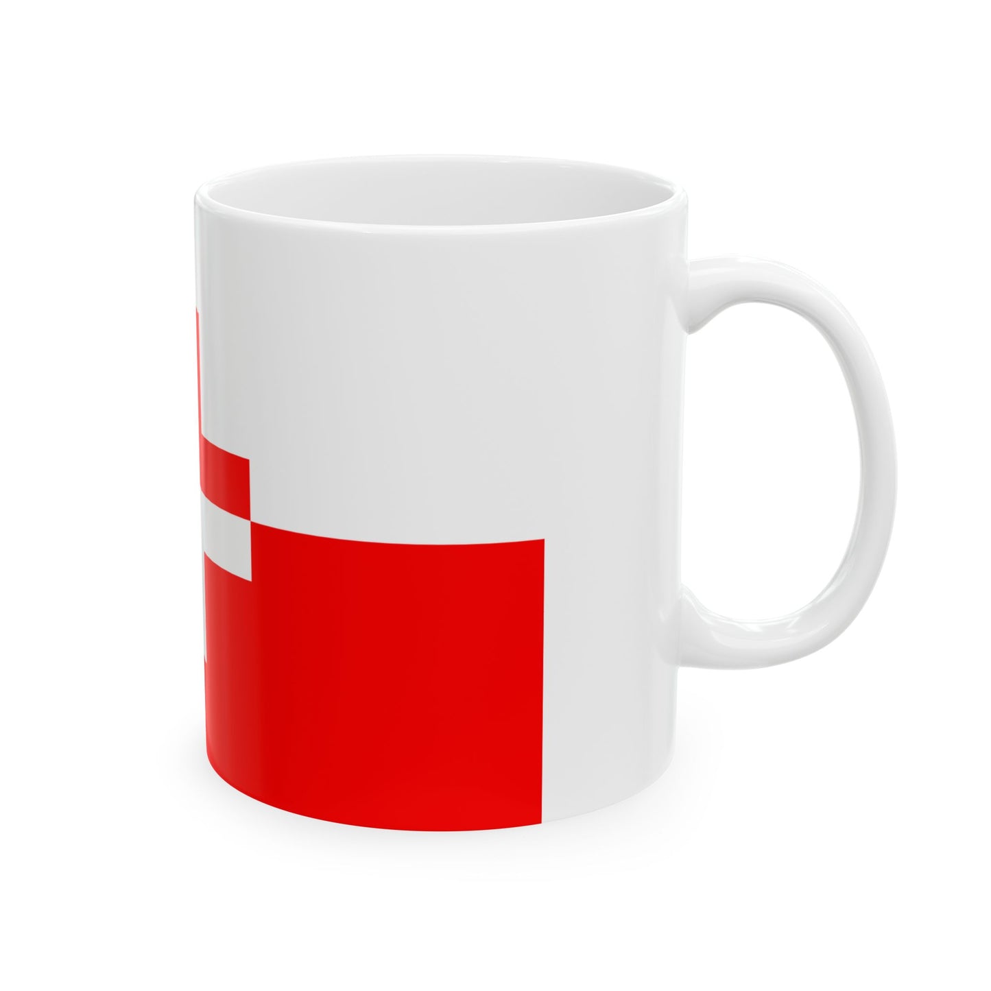 Flag of Naxxar 1993 to 2000 Malta - White Coffee Mug