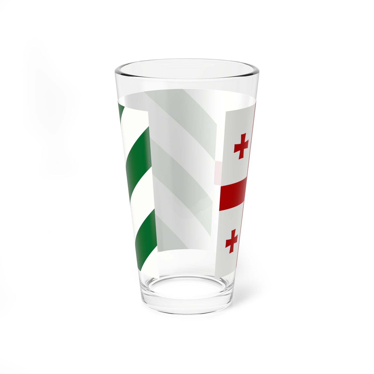 Flag of Kingdom of Abkhazia (Georgia) Pint Glass 16oz