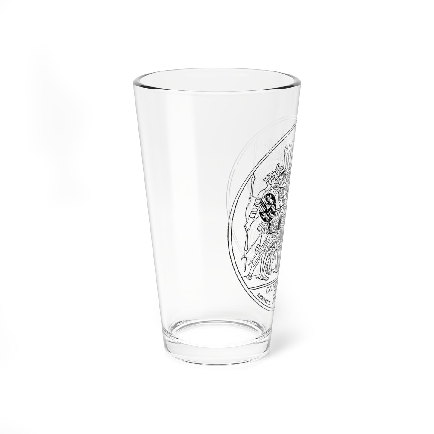 Commemorative Medal of the Rhine Confederation (Germany) (Coat of Arms) Pint Glass 16oz