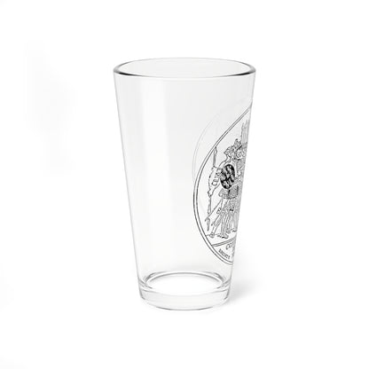 Commemorative Medal of the Rhine Confederation (Germany) (Coat of Arms) Pint Glass 16oz