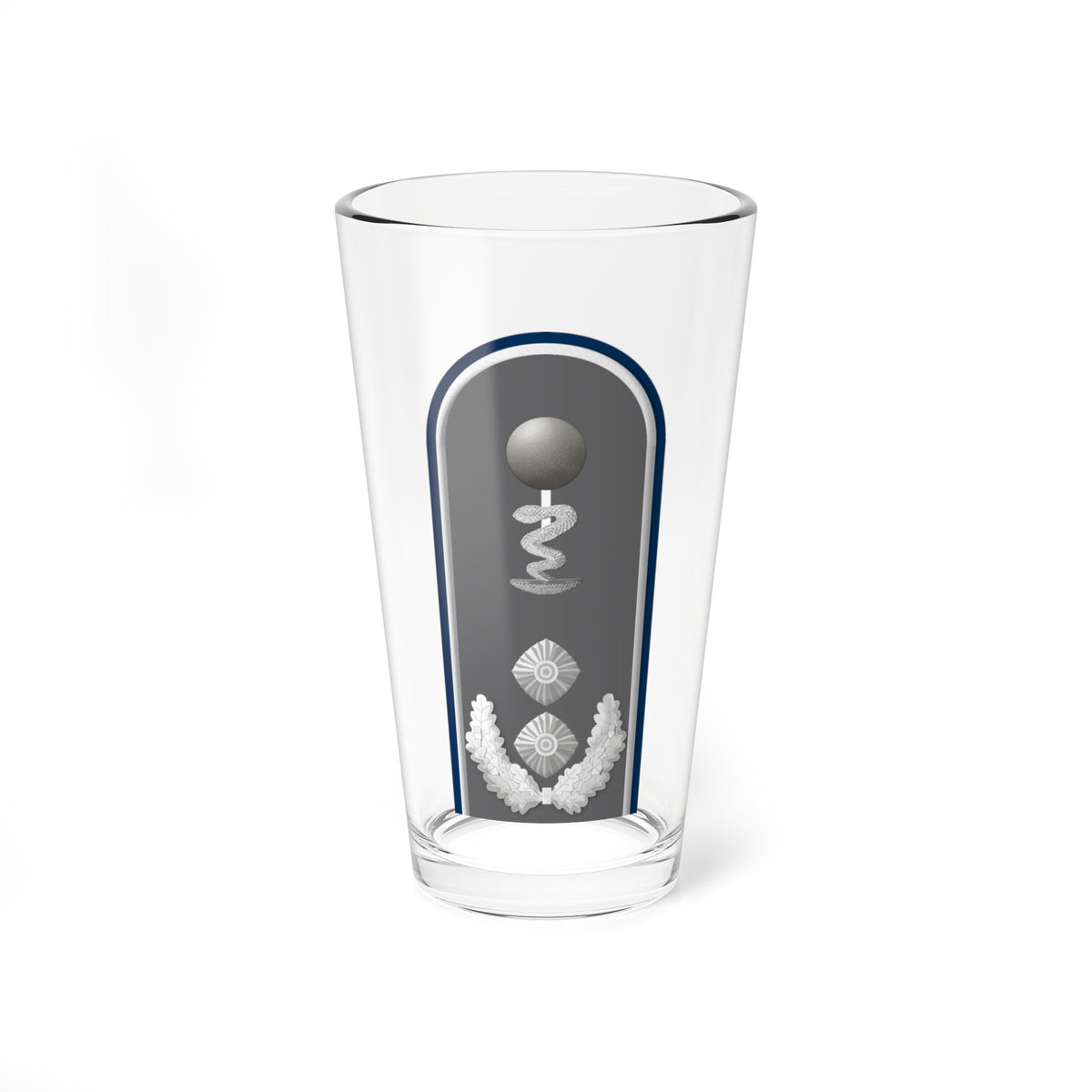 HD H 52d Oberfeldapotheker San PH L (Germany) (Military Rank) Pint Glass 16oz
