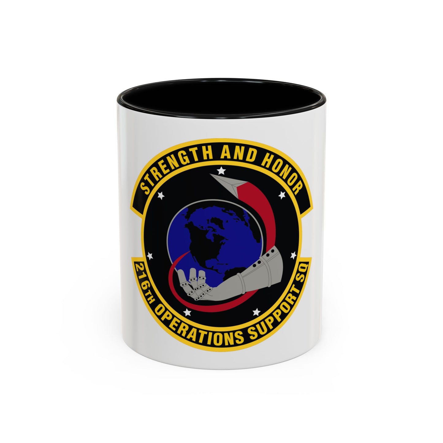 216th Operations Support Squadron (U.S. Air Force) Accent Coffee Mug