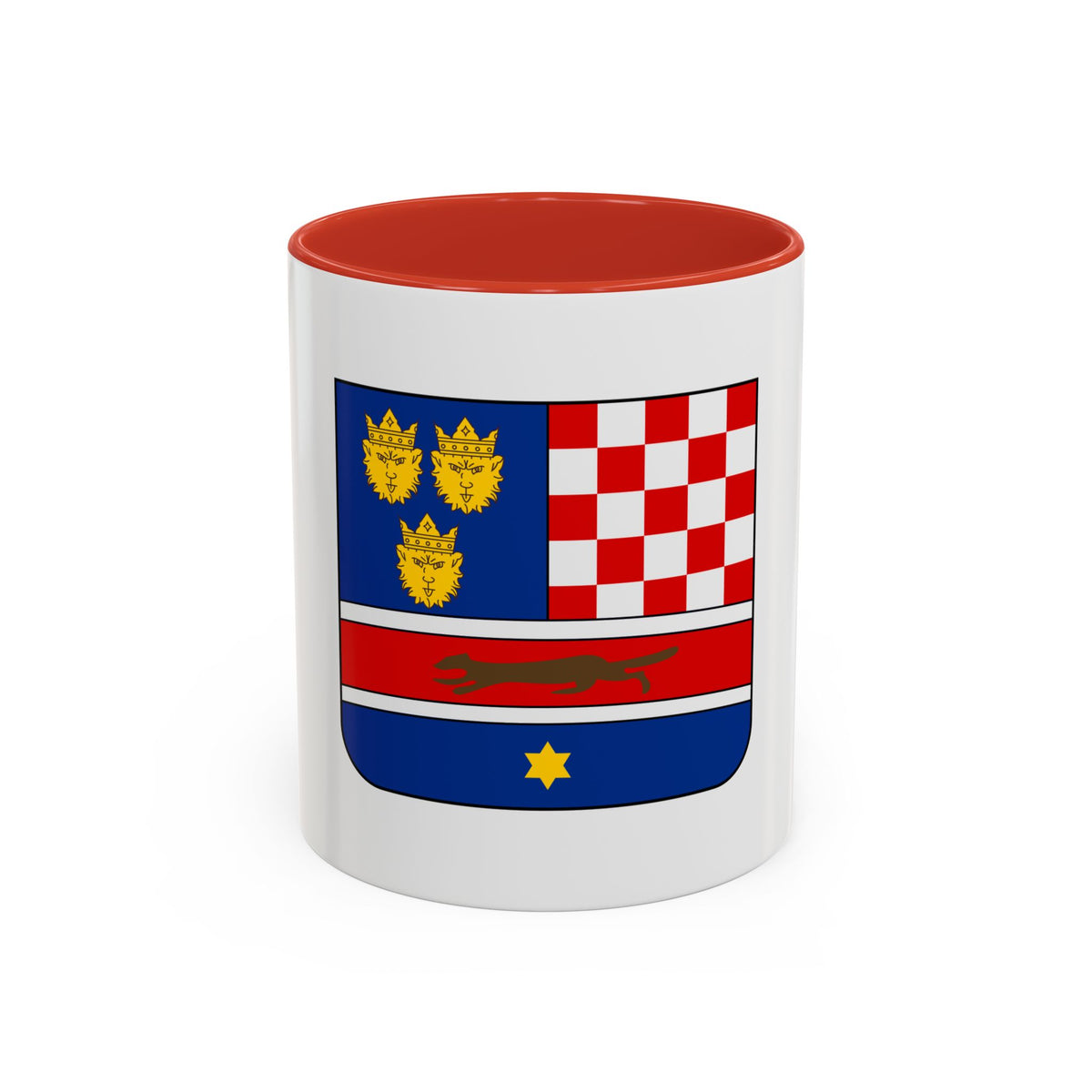Coat of arms of Croatia (State of Slovenes, Croats and Serbs) - Accent Coffee Mug