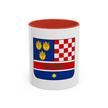 Coat of arms of Croatia (State of Slovenes, Croats and Serbs) - Accent Coffee Mug