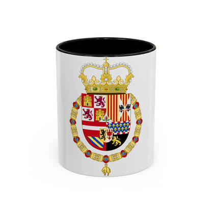Coat of Arms of Charles II of Spain (1668-1700) - Accent Coffee Mug