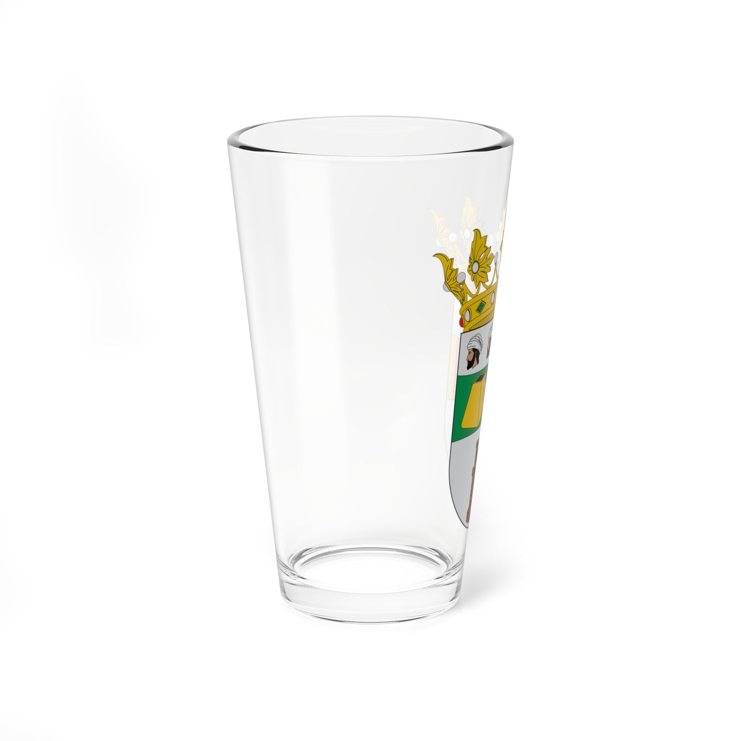 Escudo de Almudévar (Spain) (Coat of Arms) Pint Glass 16oz