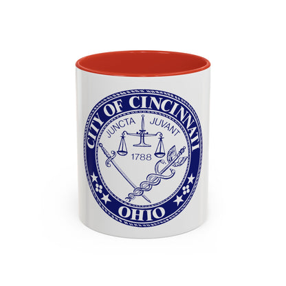 Seal of the City of Cincinnati (Ohio) - Accent Coffee Mug
