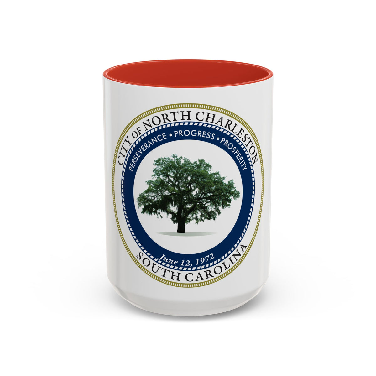 Seal of North Charleston South Carolina - Accent Coffee Mug