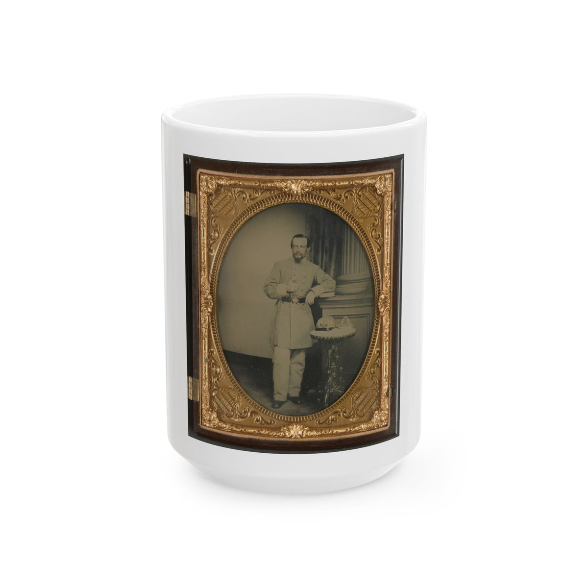 Captain George Riggs Gaither Of K Company, 1st Virginia Cavalry (U.S. Civil War) White Coffee Mug