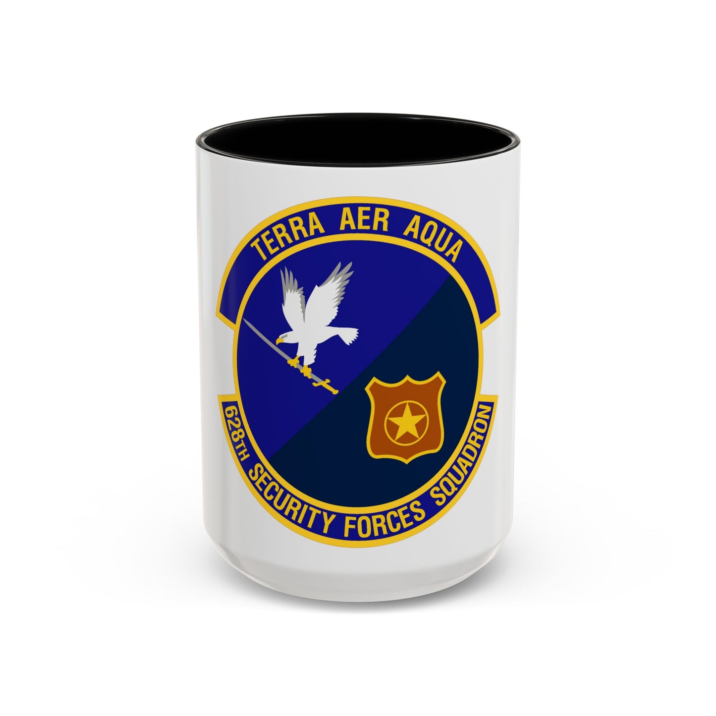 628th Security Forces Squadron (U.S. Air Force) Accent Coffee Mug
