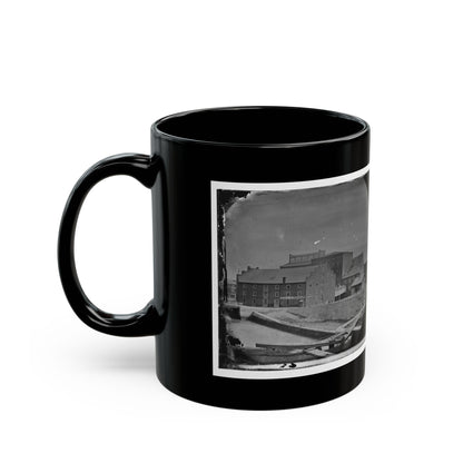 Richmond, Va. Haxall & Crenshaw's Flour Mill; Canal Lock In Foreground (U.S. Civil War) Black Coffee Mug