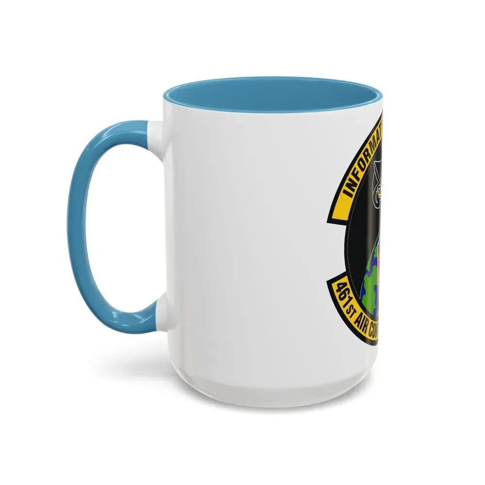 461st Air Control Networks Squadron (U.S. Air Force) Accent Coffee Mug - Go Mug Yourself