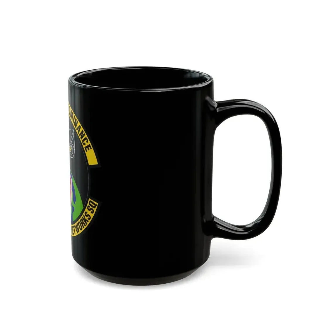 461st Air Control Networks Squadron (U.S. Air Force) Black Coffee Mug - Go Mug Yourself