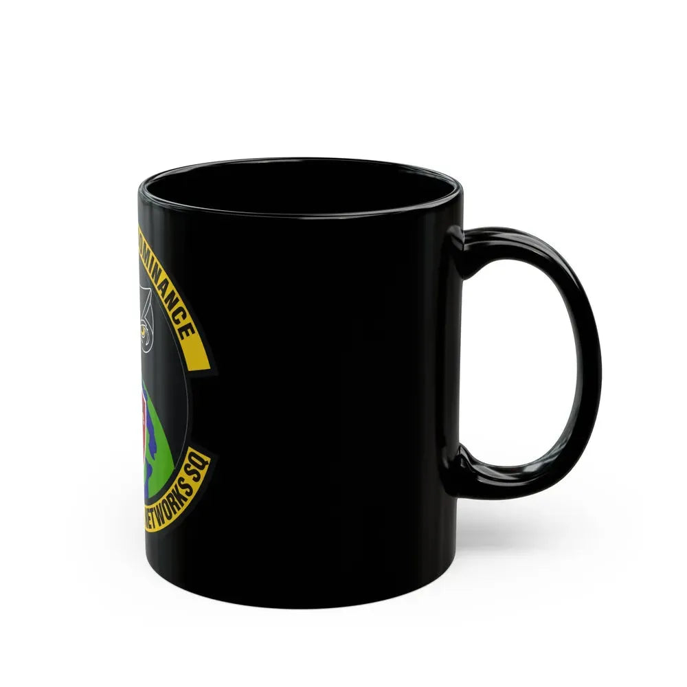 461st Air Control Networks Squadron (U.S. Air Force) Black Coffee Mug - Go Mug Yourself