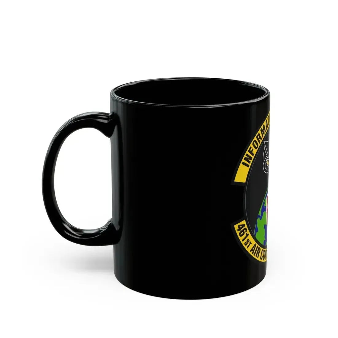 461st Air Control Networks Squadron (U.S. Air Force) Black Coffee Mug - Go Mug Yourself
