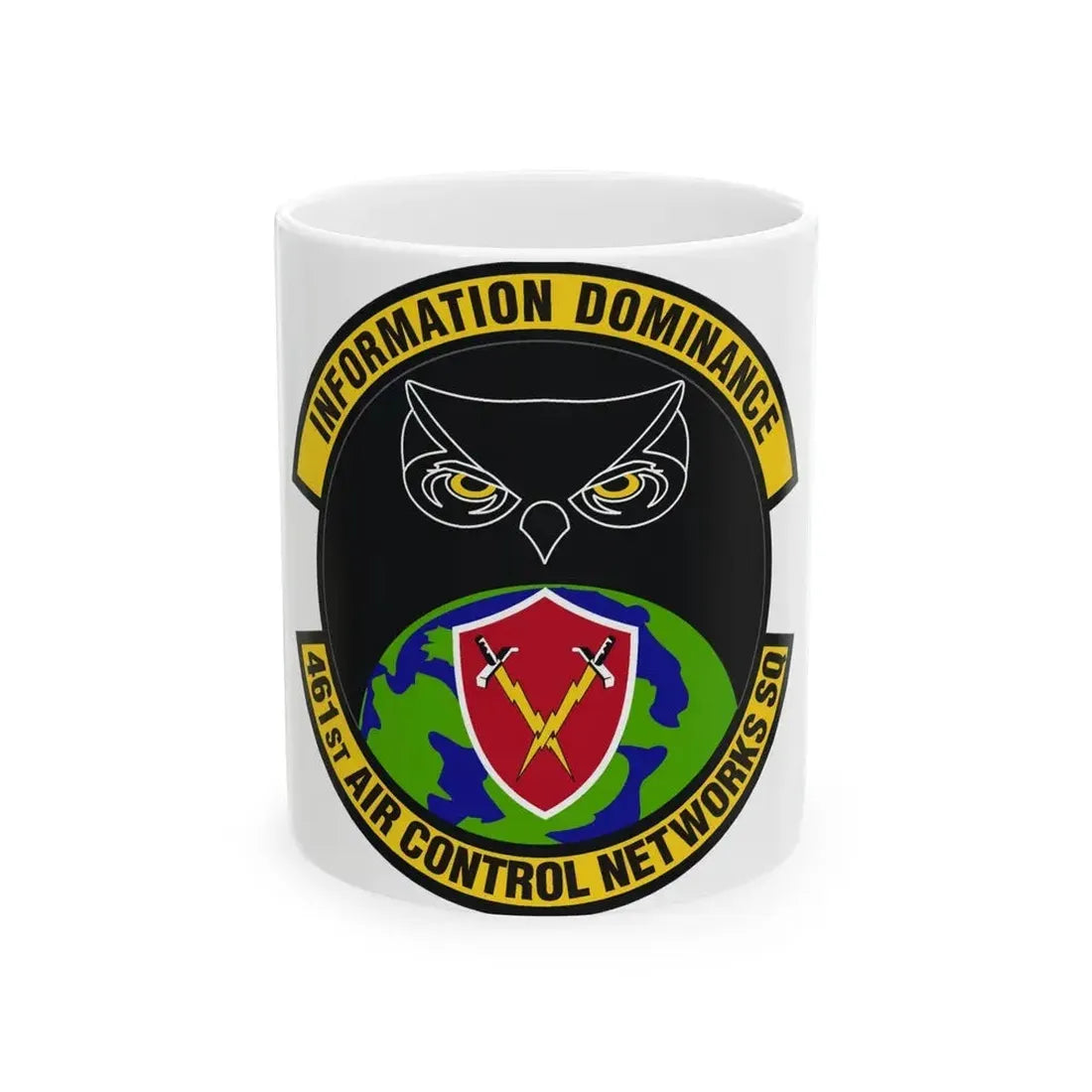 461st Air Control Networks Squadron (U.S. Air Force) White Coffee Mug 11oz - Go Mug Yourself