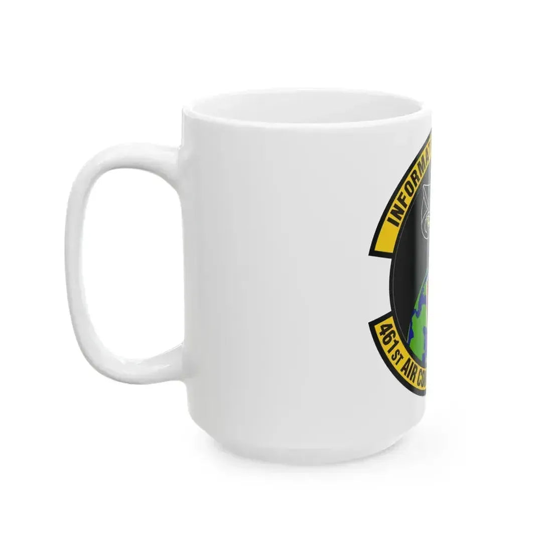 461st Air Control Networks Squadron (U.S. Air Force) White Coffee Mug - Go Mug Yourself