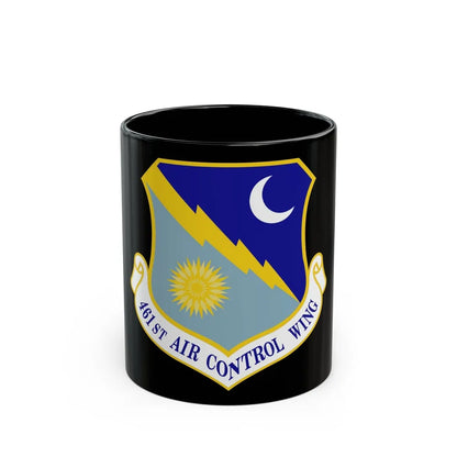 461st Air Control Wing (U.S. Air Force) Black Coffee Mug-11oz-Go Mug Yourself